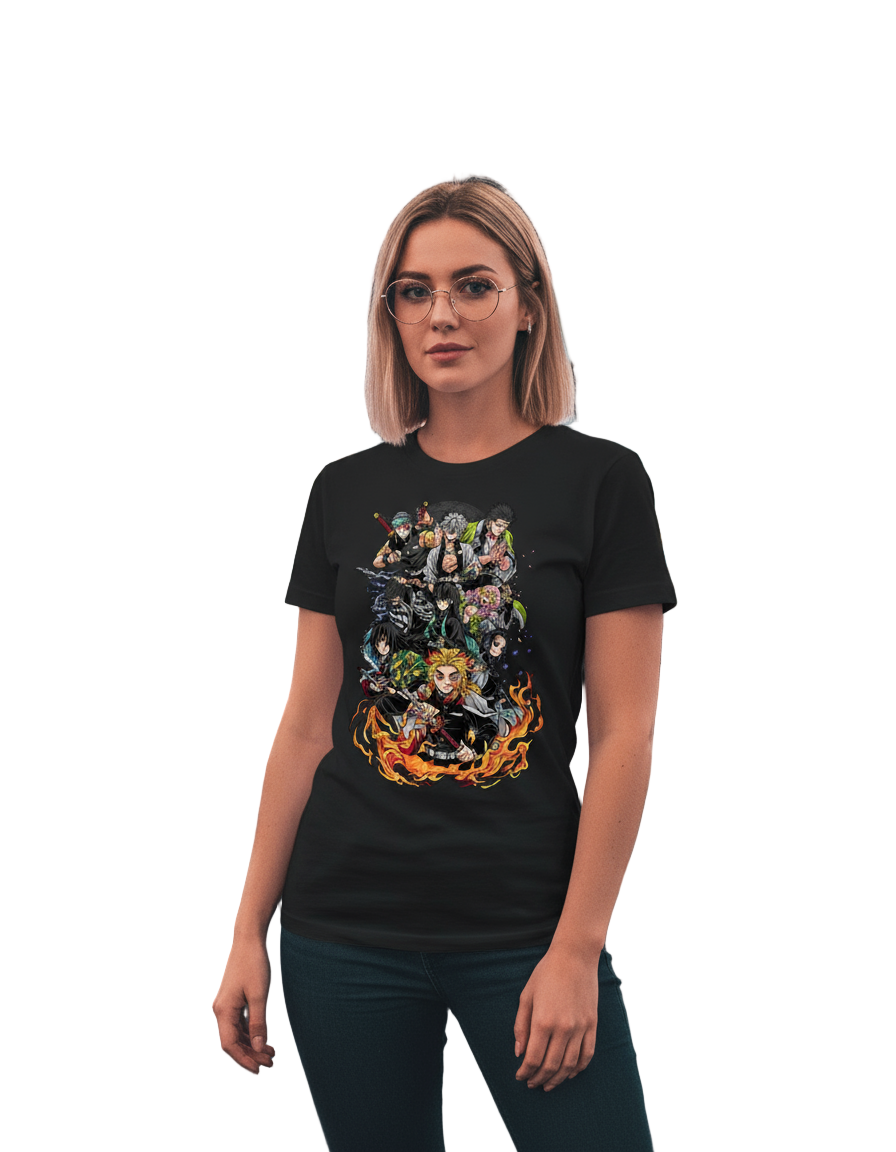 Polera 9 Pilares, Demon Slayer