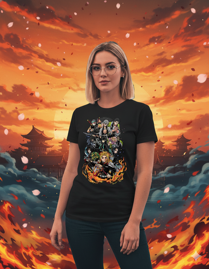 Polera 9 Pilares, Demon Slayer