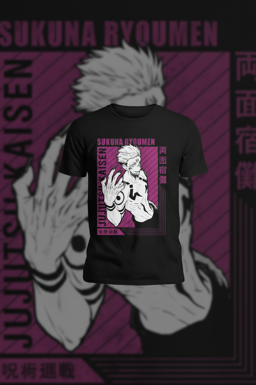 Mockup Polera Jujutsu Kaisen 14