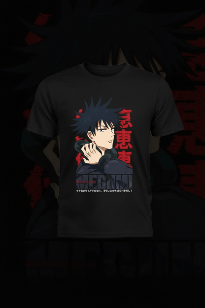 Mockup Polera Jujutsu Kaisen 3 - Fondo Oscuro