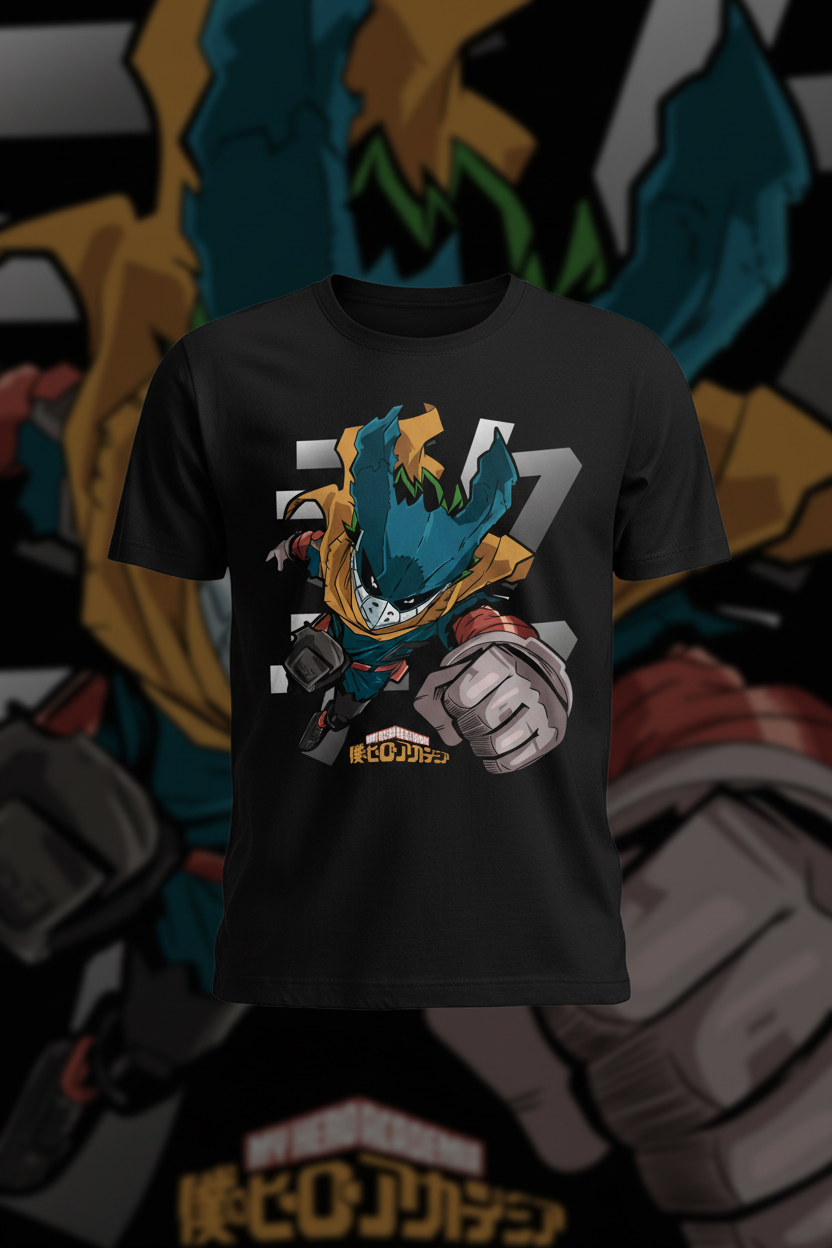 Mockup Polera My Hero Academia 1
