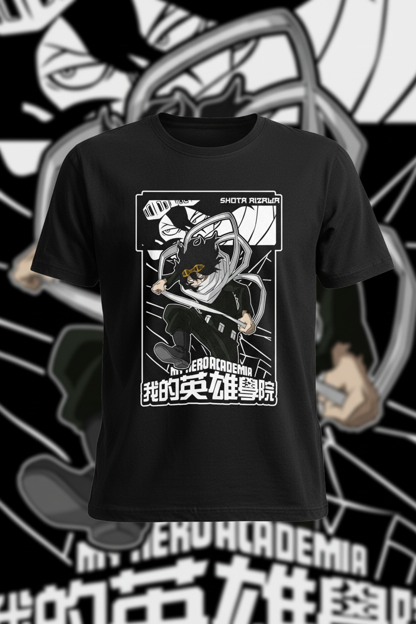 Mockup Polera My Hero Academia 5