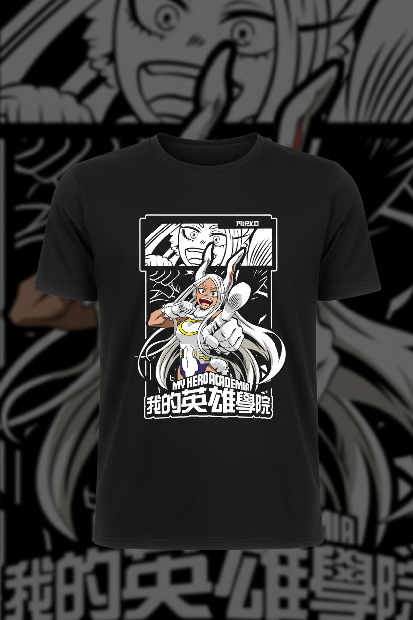 Mockup Polera My Hero Academia 6
