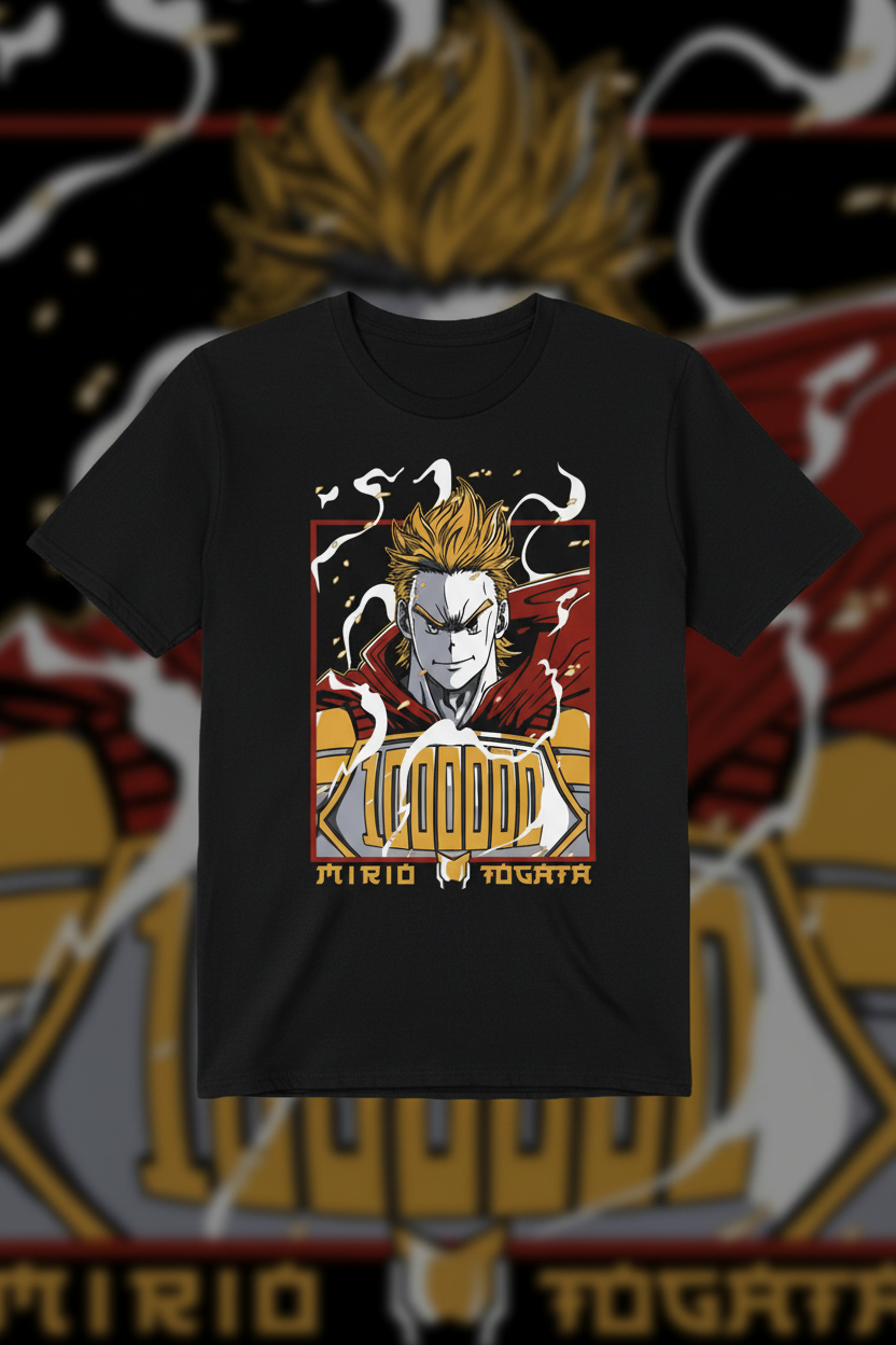 Mockup Polera My Hero Academia 8