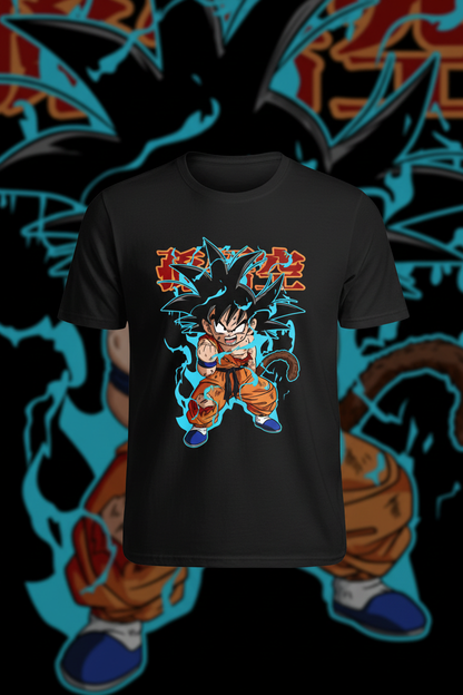 Mockup polera negra Dragon Ball Z 10