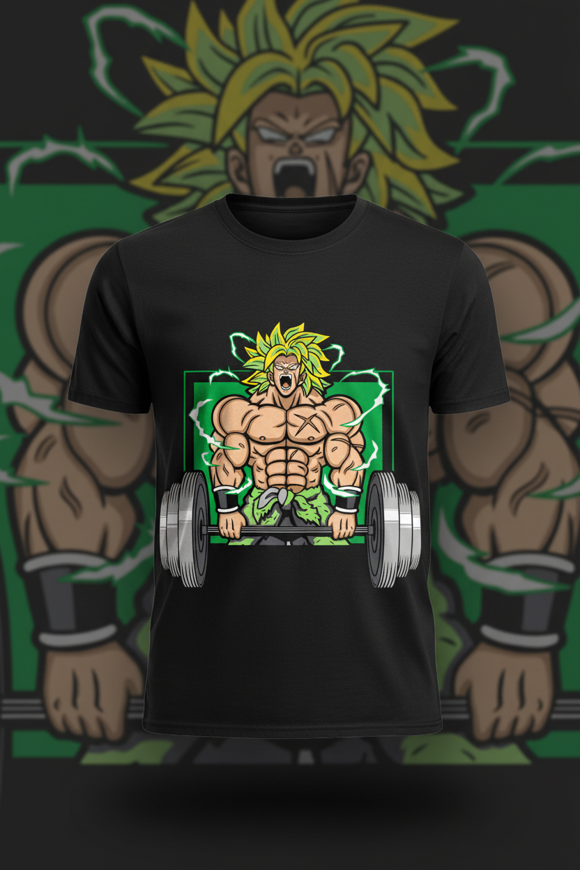 Mockup polera negra Dragon Ball Z 12