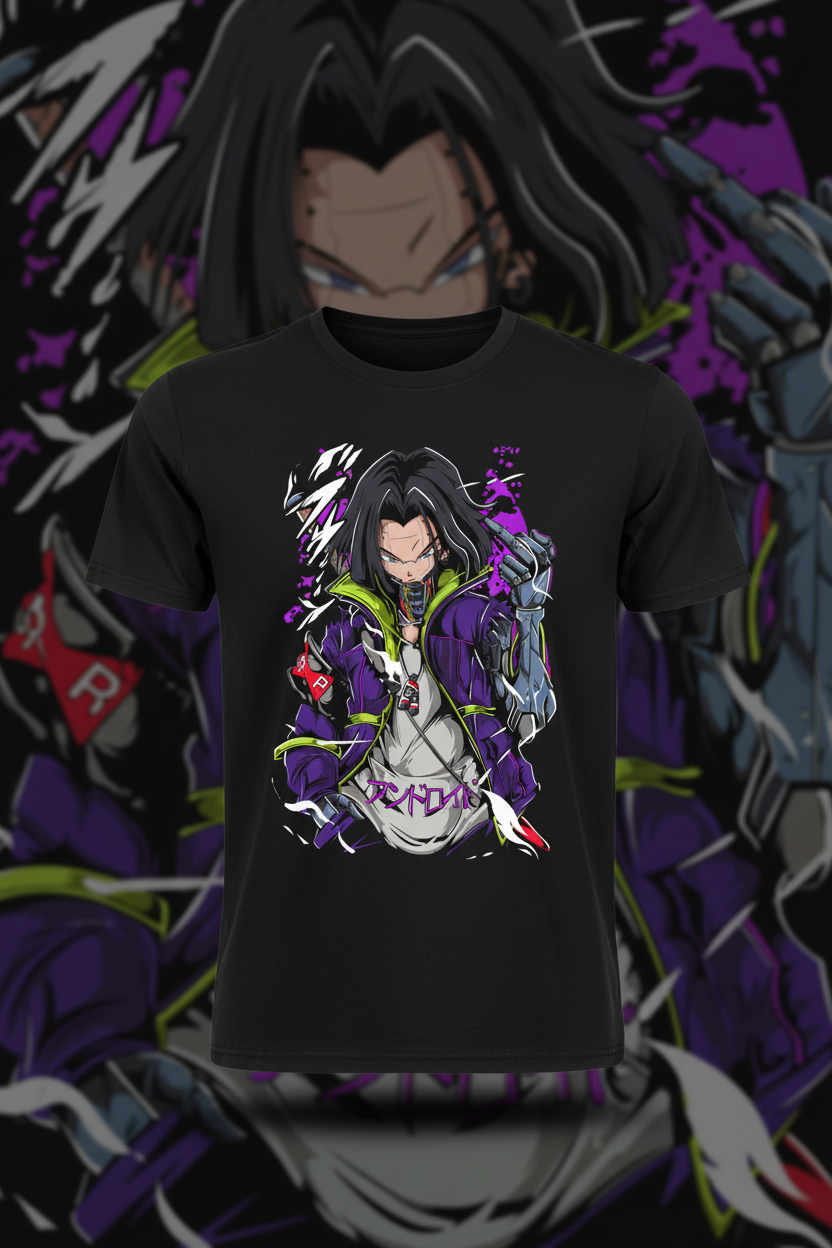 Mockup polera negra Dragon Ball Z 17