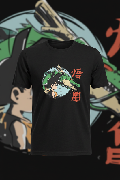 Mockup polera negra Dragon Ball Z 22
