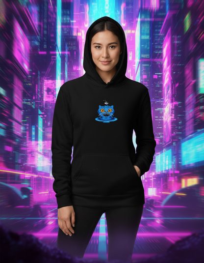 Modelo con hoodie Derpy Tiger